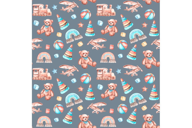 baby-toys-watercolor-seamless-pattern-children-039-s-digital-paper-boy