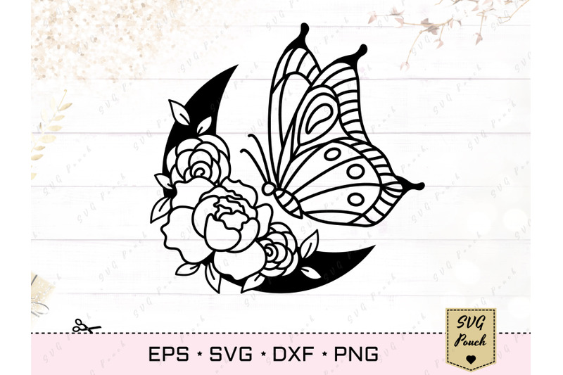 boho-crescent-moon-and-butterfly-svg