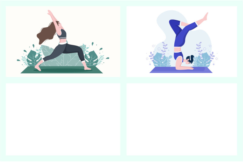 18-yoga-or-meditation-flat-design-vector-illustration