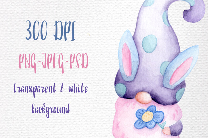 cute-easter-gnomes-watercolor-clipart
