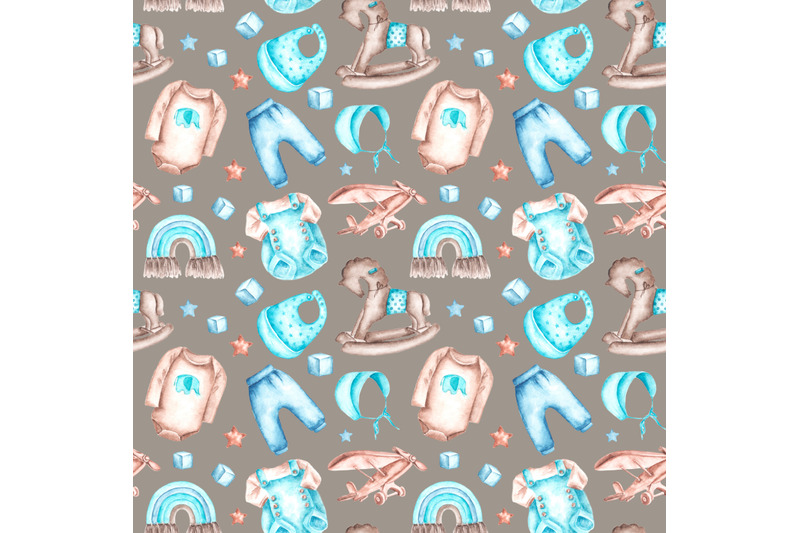 newborn-baby-boy-watercolor-seamless-pattern-baby-shower-children