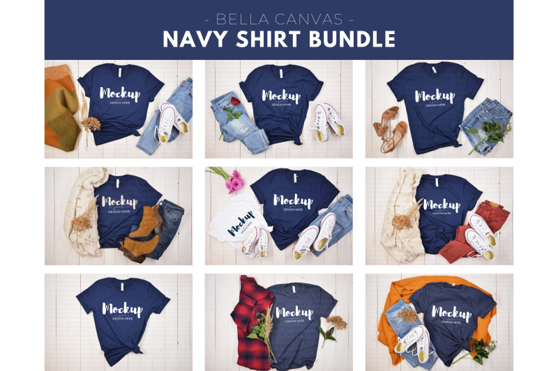 navy-bella-canvas-shirt-mockup-bundle