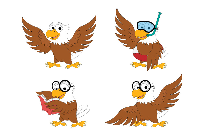 cute-eagle-animal-cartoon