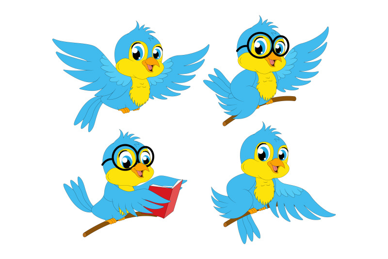 cute-blue-bird-animal-cartoon