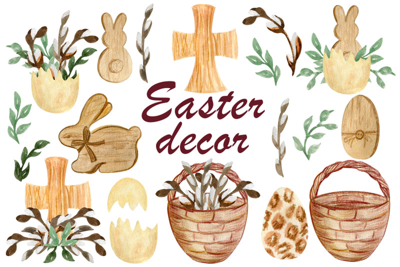 easter-png-watercolor-wood-cross-bunny
