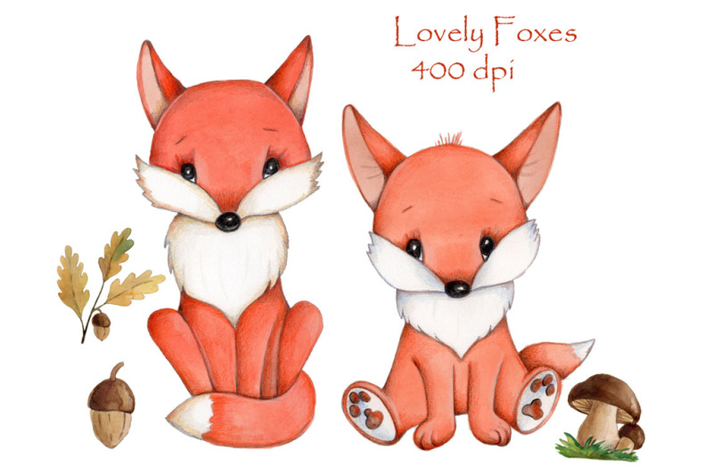 two-cute-lovely-foxes