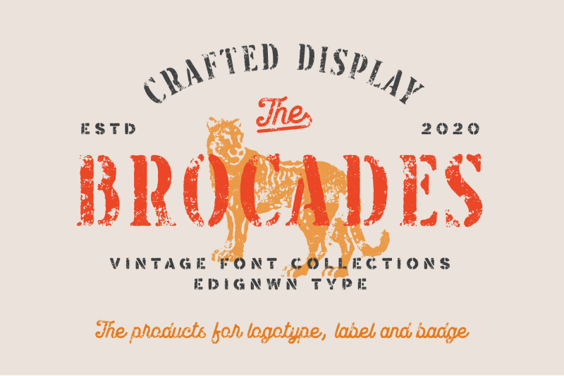 brocades-crafted-font