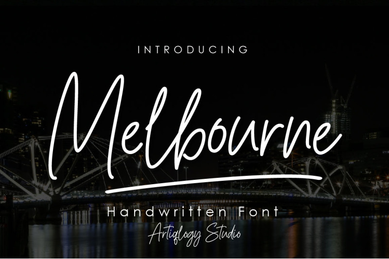 melbourne-handwritten-font