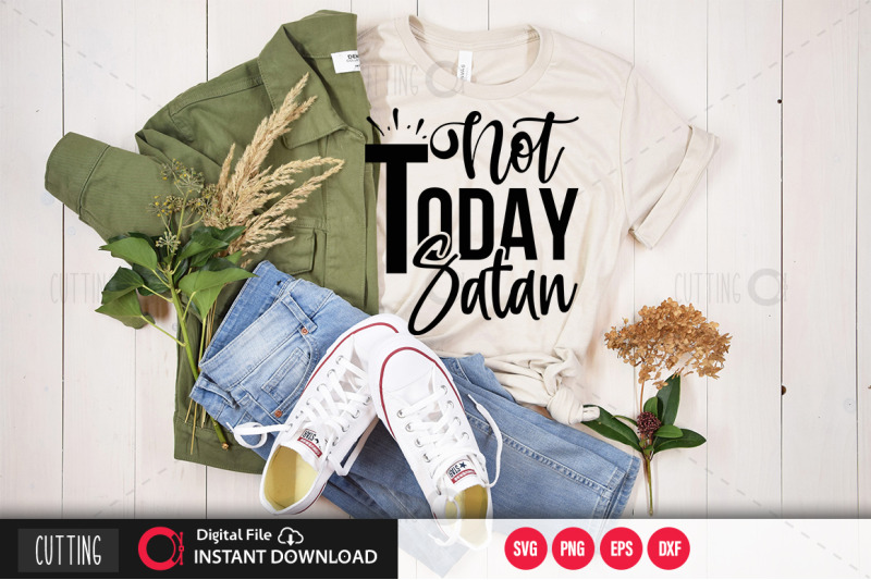 not-today-satan-svg