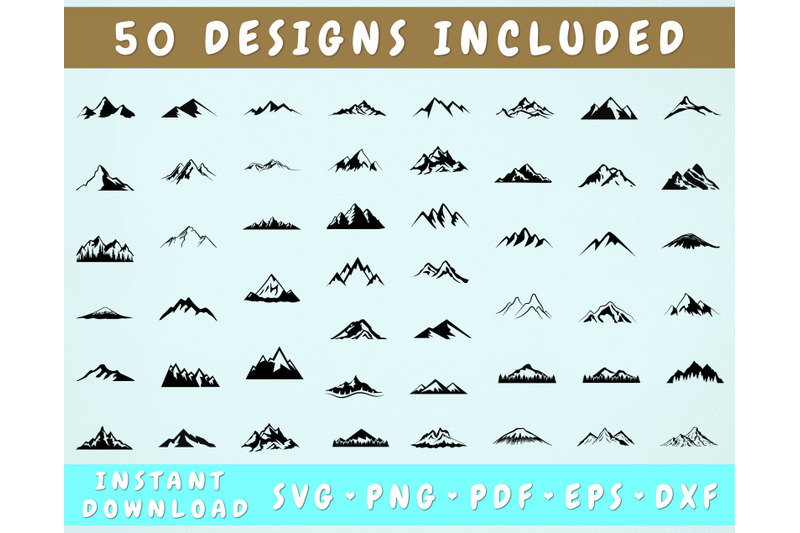 50-mountains-svg-bundle