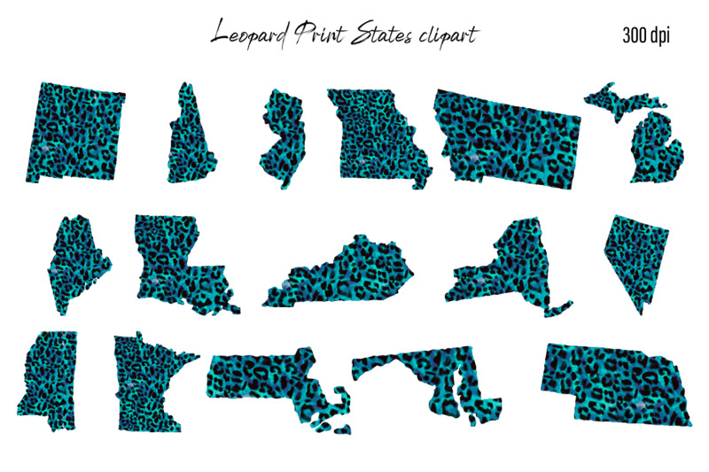 leopard-print-50-states-clipart-png-sublimation-blue