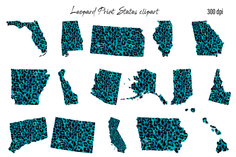 leopard-print-50-states-clipart-png-sublimation-blue