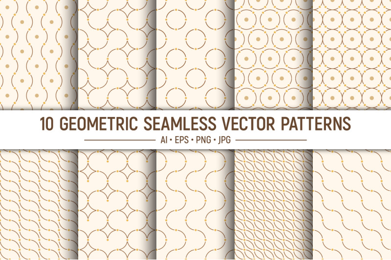 10-color-seamless-geometric-patterns