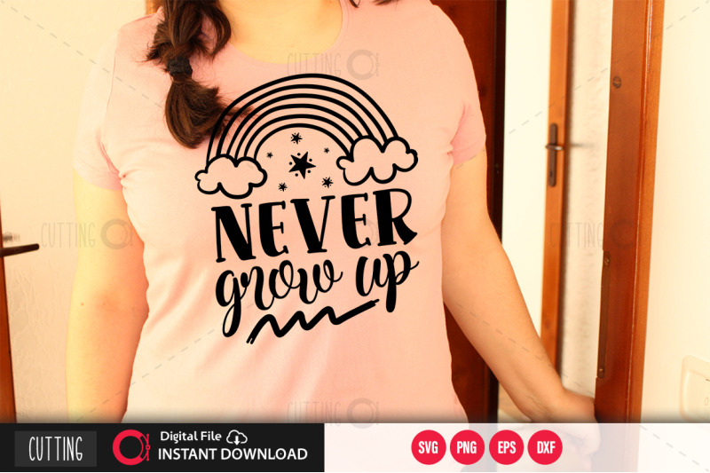 never-grow-up-svg