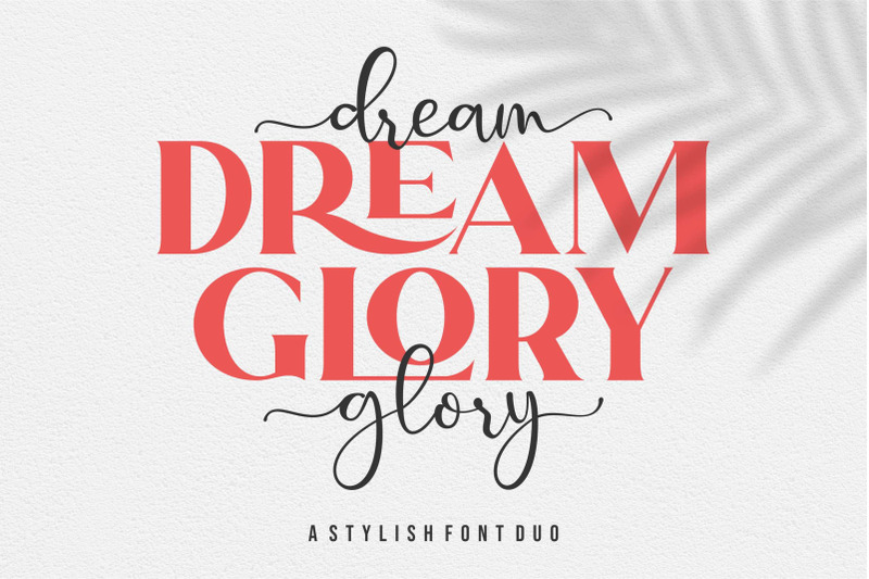 dream-glory-stylish-font