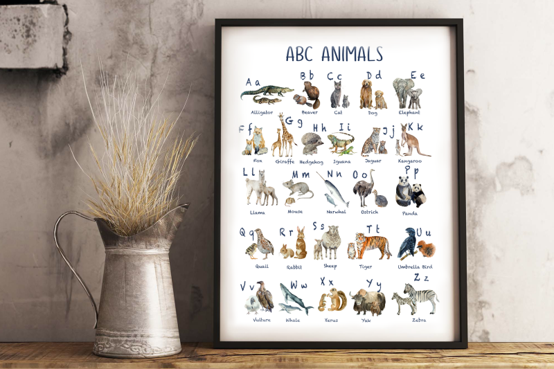 watercolor-abc-animals-posters