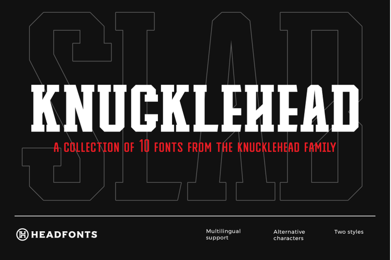 knucklehead-deco-sport-font