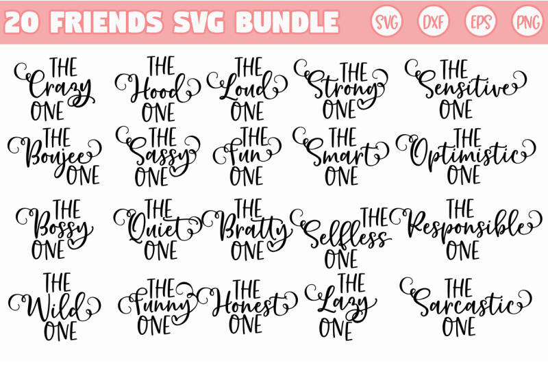 Download Friendship Friends SVG Bundle By Freeling Design House ...