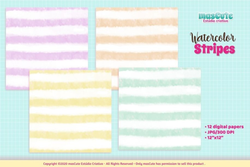 digital-paper-watercolor-pastel-stripes