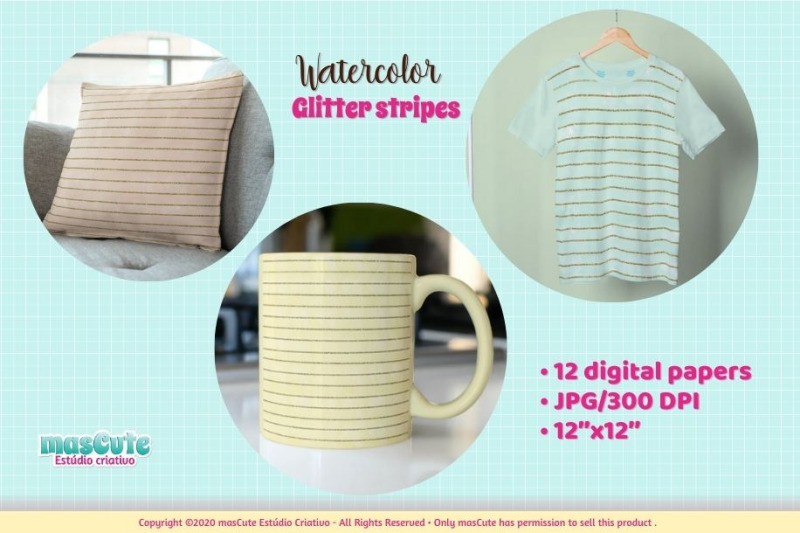 digital-paper-watercolor-stripes