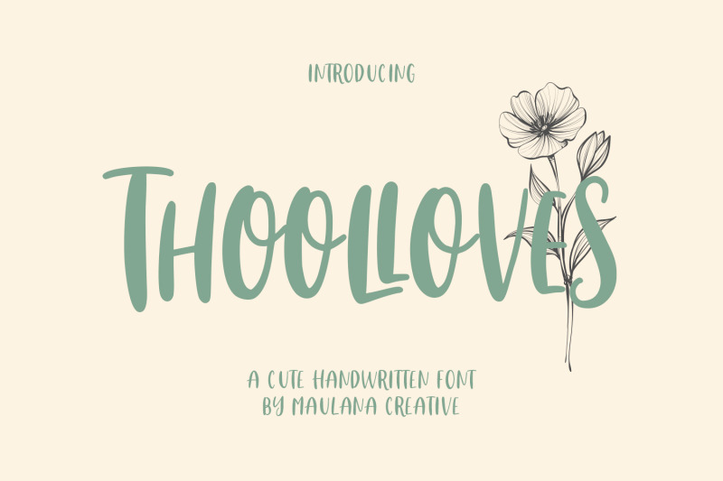 thoolloves-cute-handwritten-font