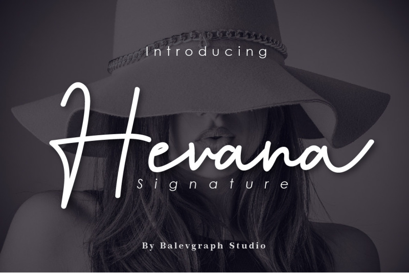 hevana-signature-script-font