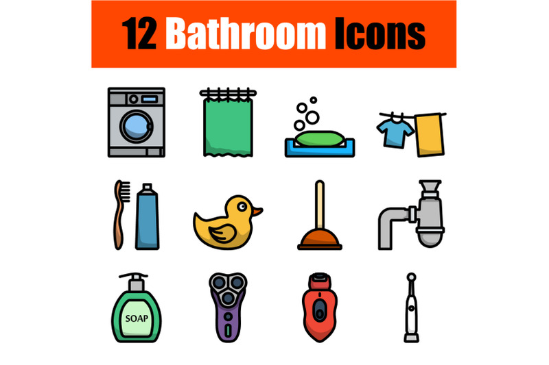 bathroom-icon-set