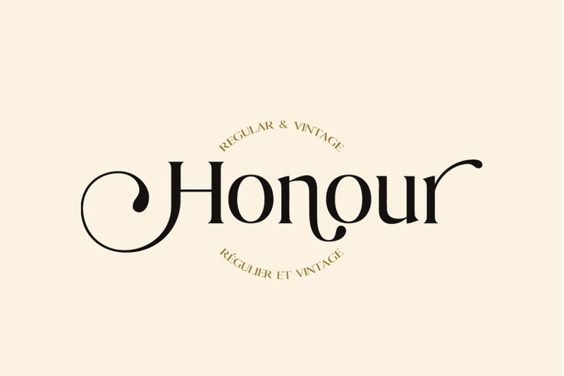 honour-modern-amp-vintage-font
