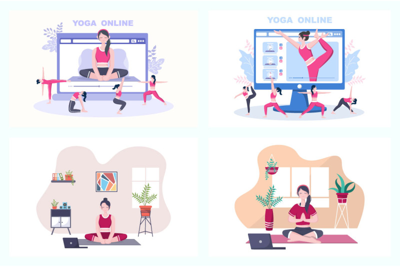 24-online-lessons-yoga-and-meditation-classes-illustration