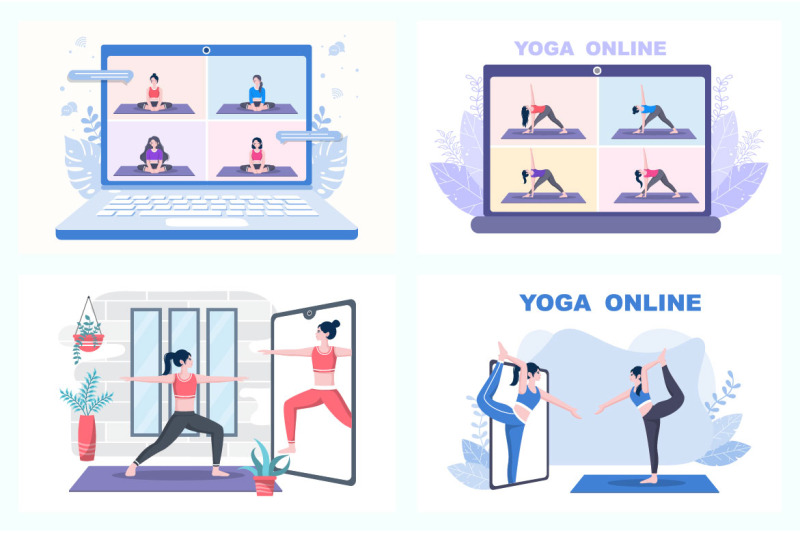 24-online-lessons-yoga-and-meditation-classes-illustration