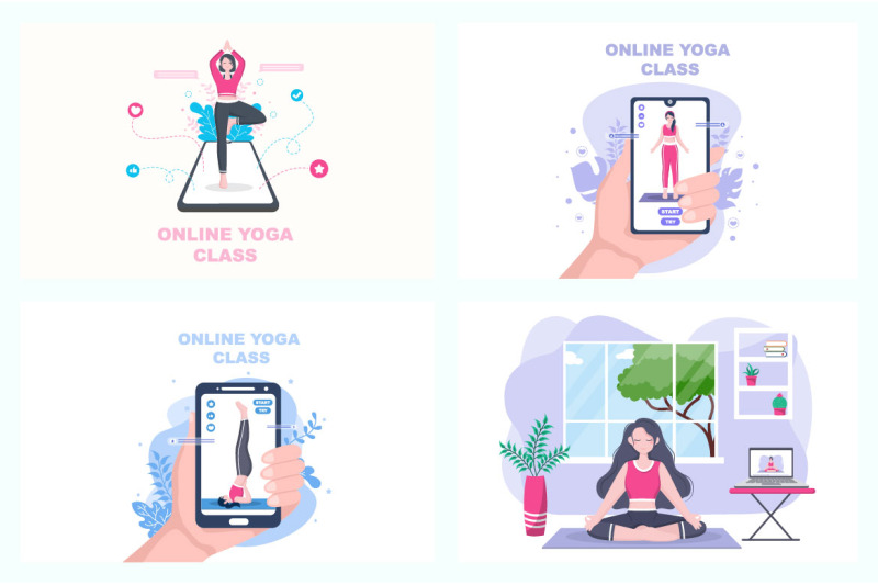 24-online-lessons-yoga-and-meditation-classes-illustration