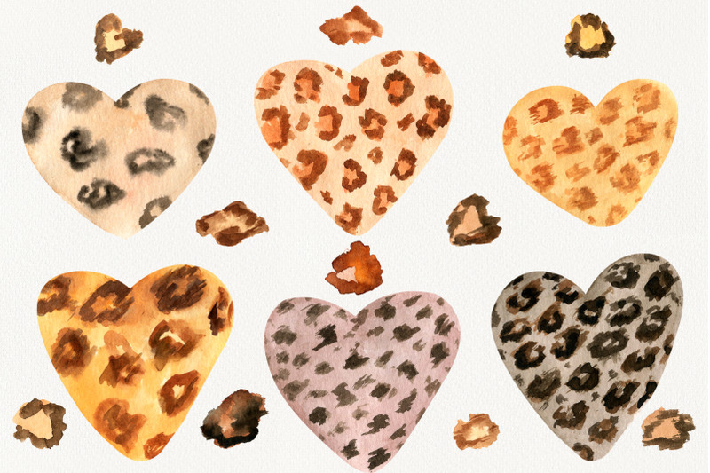 watercolor-leopard-heart-png-clipart