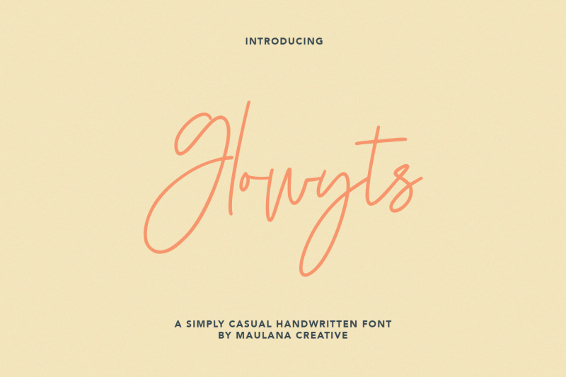 glowyts-simply-casual-handwritten-font