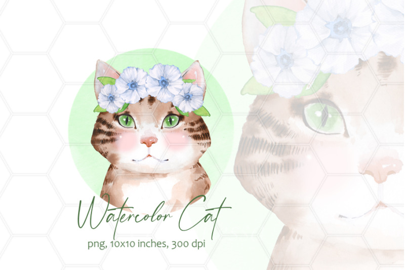 watercolor-cat-in-wreath