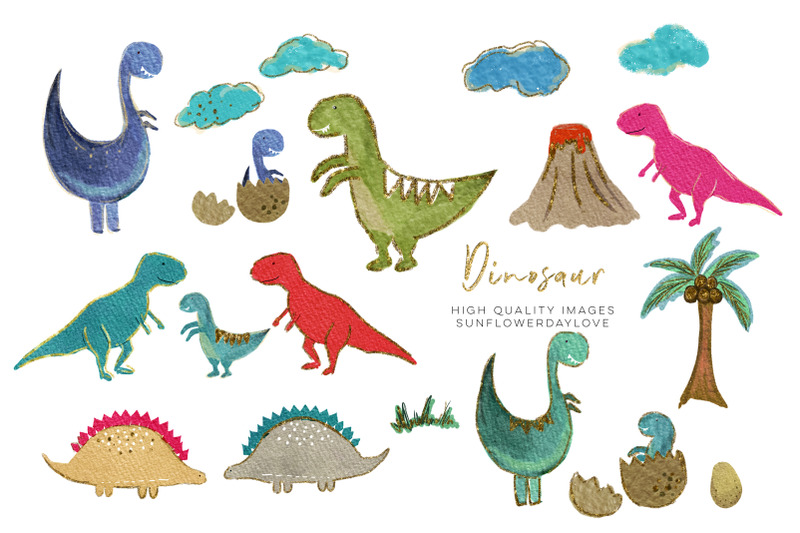 colorful-dinosaur-watercolor-clipart-cute-dinosaur-clipart
