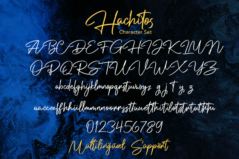 hachitos-signature-script-font