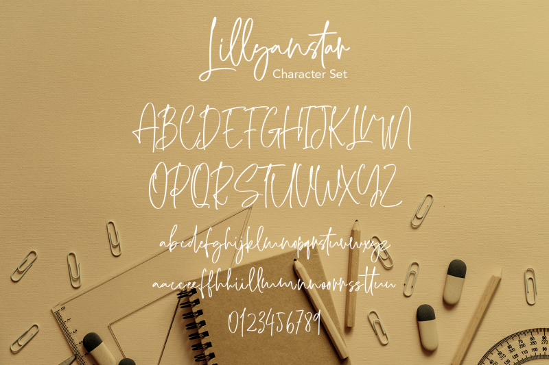 lillyanstar-handwritten-font