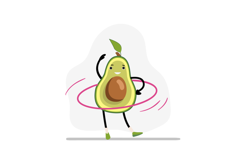 avocado-sport-with-gymnastic-ring-happy-and-health