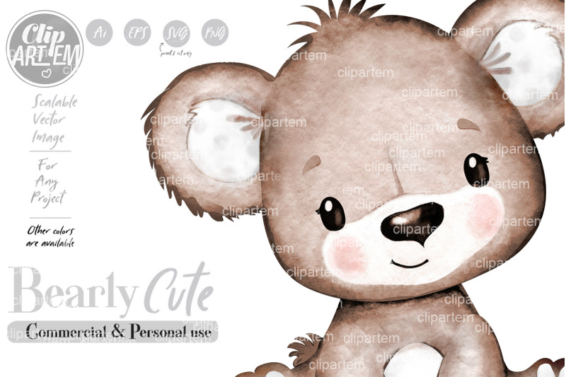 very-cute-unisex-baby-teddy-bear-vector-clip-art-sublimation-transfer