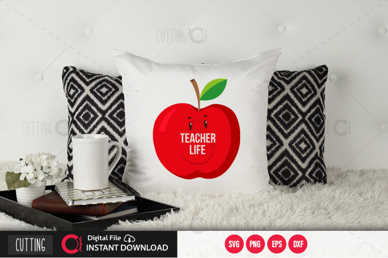 teacher life svg SVG by Designbundles