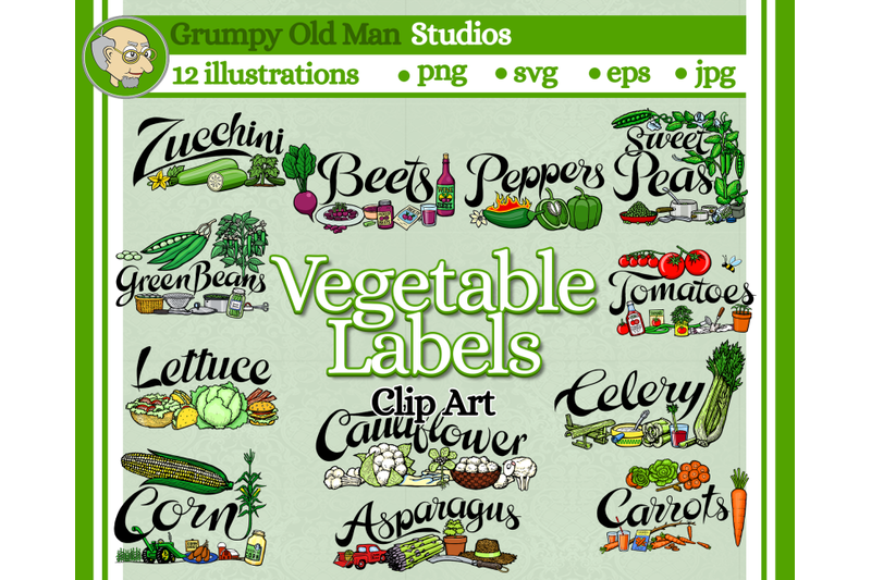 vegetable-garden-label-bundle-clip-art-pack