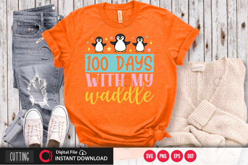 100-days-with-my-waddle-svg