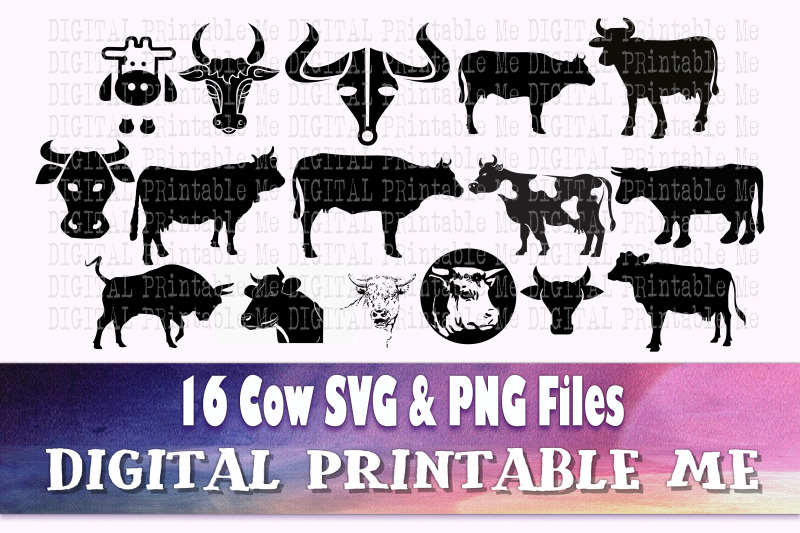 cow-silhouette-bundle-svg-png-clip-art-16-digital-illustration-far