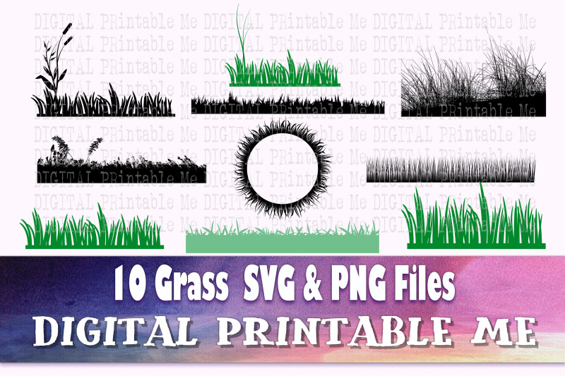 grass-silhouette-field-landscape-svg-bundle-wildflowers-png-clip-ar