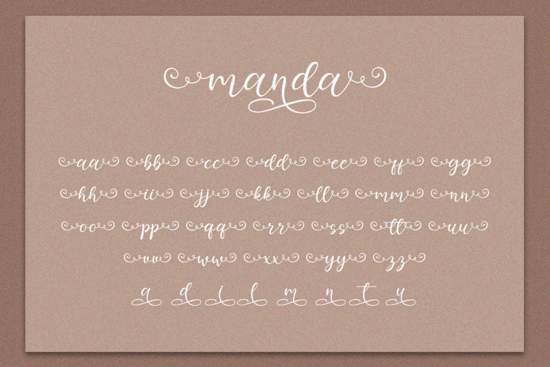 manda-modern-script-font