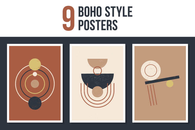 contemporary-boho-posters-set