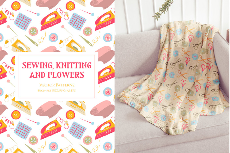 sewing-knitting-and-flowers-patterns