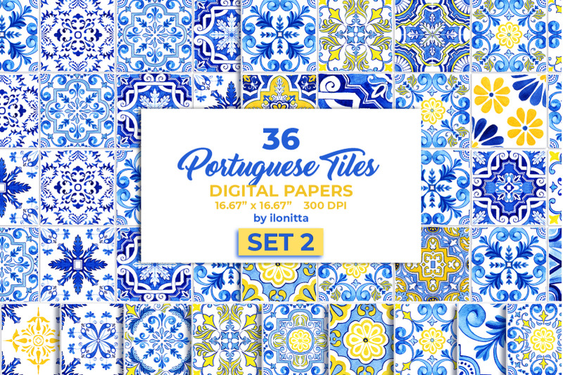 portuguese-tiles-digital-papers-set2