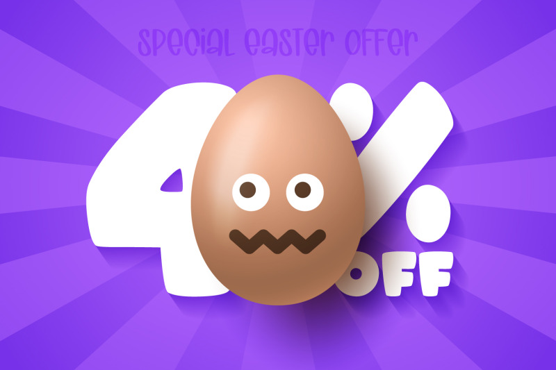 easter-discount-banner-set-with-emoji-egg