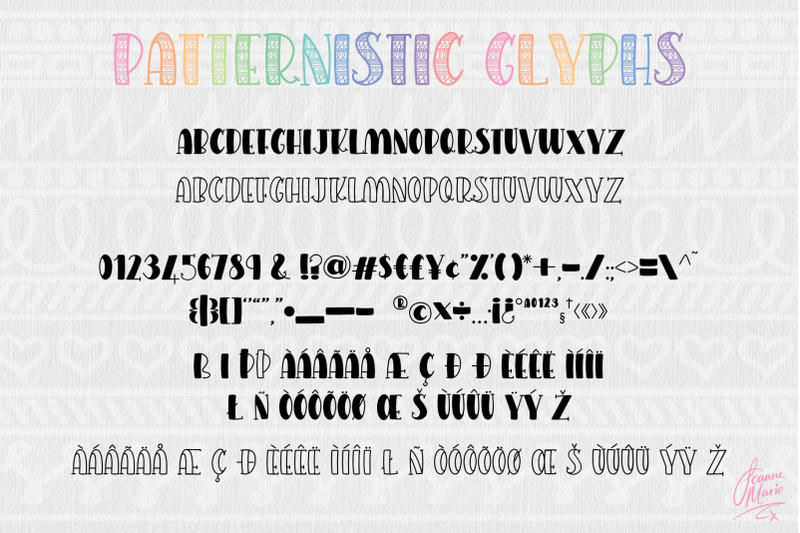 patternistic-pattern-font